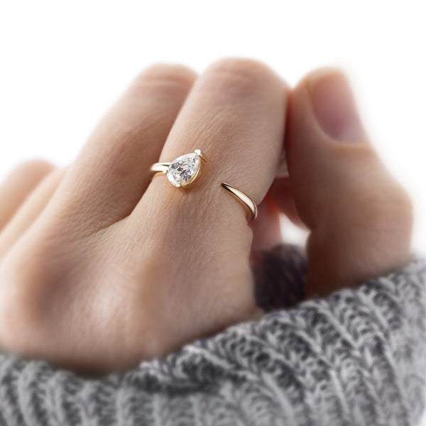 What is the best setting for a solitaire diamond ring?