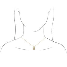 Load image into Gallery viewer, Nora Lock Necklace - Elzom