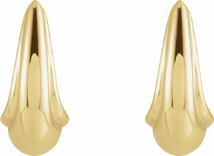 J-Hoop Earrings
