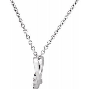 14K White .06 CTW Diamond 