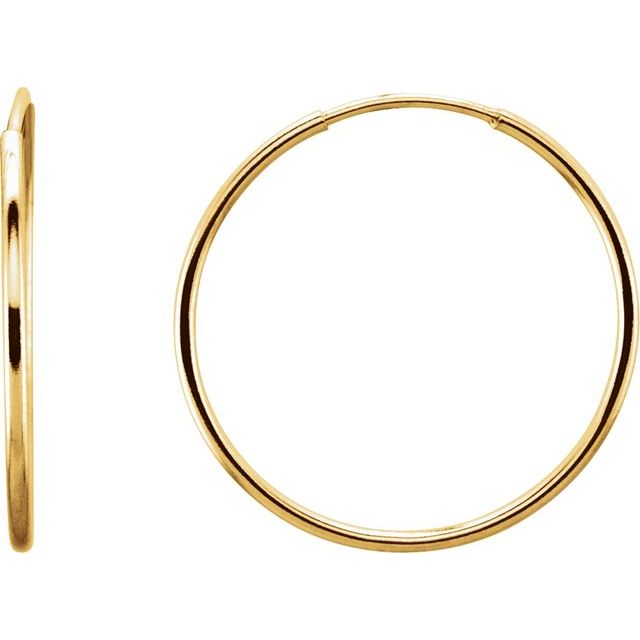 Gold Hoops - Elzom