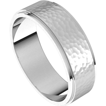 Stepped Edge Flat Band
