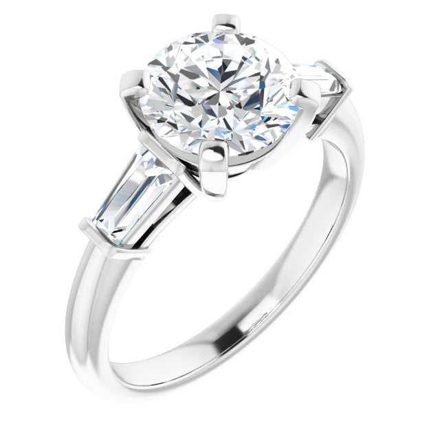 Accented Engagement Ring