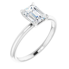 Load image into Gallery viewer,  Asscher Cut solitaire