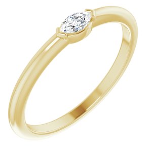 Marquise simple ring