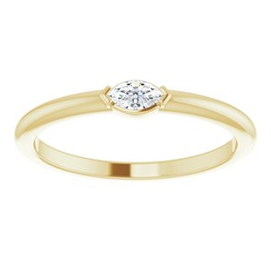 Marquise simple ring