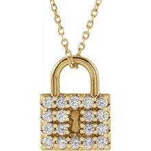 Load image into Gallery viewer, Nora Lock Necklace