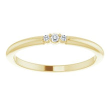 Load image into Gallery viewer,  .04 CTW Diamond Stackable Ring
