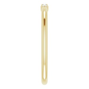  .04 CTW Diamond Stackable Ring