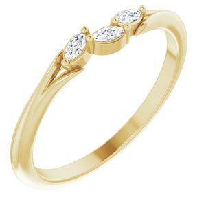 Yellow 1/10 CTW Diamond Ring
