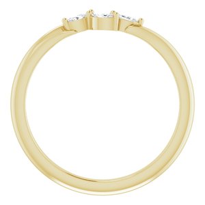 Yellow 1/10 CTW Diamond Ring