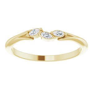 Yellow 1/10 CTW Diamond Ring