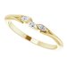 Yellow 1/10 CTW Diamond Ring