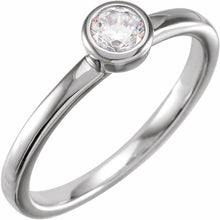 Load image into Gallery viewer, Bezel-Set Ring