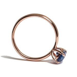 Rose Gold Sapphire Ring