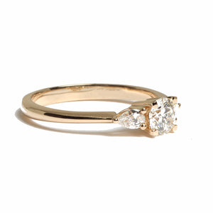 Three diamonds ring