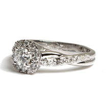 Load image into Gallery viewer, twisted diamond ring