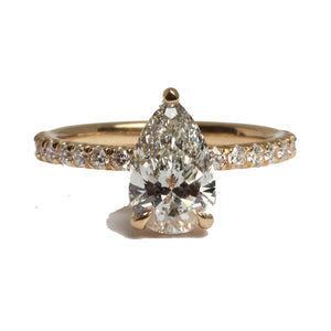 Pear Shape Diamond  Ring
