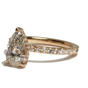 Pear Shape Diamond  Ring