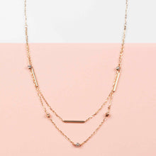 Load image into Gallery viewer, Double strand necklace