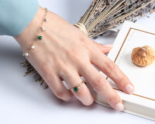 Load image into Gallery viewer, Green Agate Bracelet - Elzom